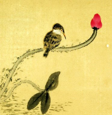 Vogels&Bloemen - Chinees schilderij