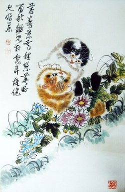 Cat - Chinesische Malerei