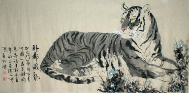 Tiger - la pintura china