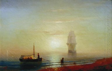 Coucher de soleil sur la mer 1848