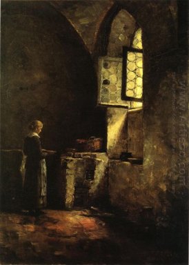 Un rincón en la antigua cocina del Claustro Mittenheim