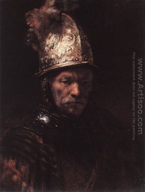 Homem em um capacete dourado c. 1650