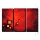 Hand Painted Oil Painting Abstrak - Set 3