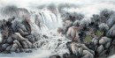 Waterfall - Lukisan Cina