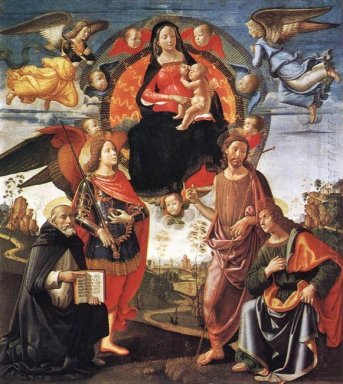 Madonna in gloria con i Santi