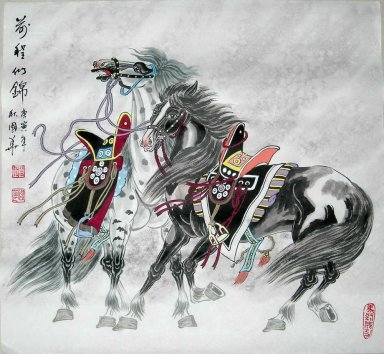 Horse - Chinees schilderij