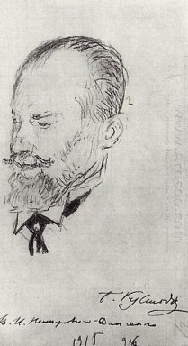 Portret van Vladimir Nemirovich Danchenko 1915