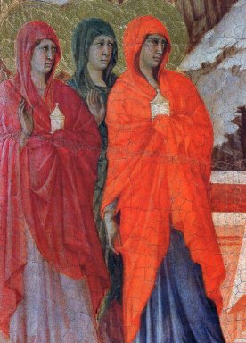 Os três Marys no túmulo Fragmento 1311