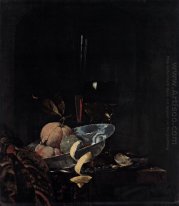 Still-Life with Fruit, Glassware, and a Wanli Bowl
