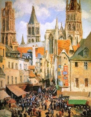 the old market at rouen