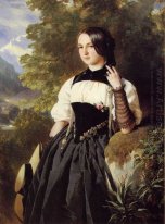 Une fille suisse d'Interlaken