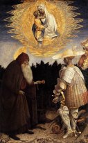 Apparizione della Vergine ai santi Antonio Abate e George