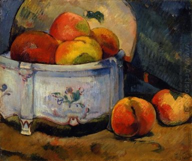 stilleben med persikor 1889