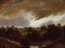 céu tempestuoso Hampstead 1814 1