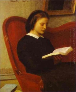 De lezer Marie Fantin Latour De Kunstenaar S Zus 1861