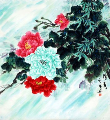 Peony - Pittura cinese