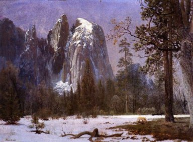 Cathedral Rocks inverno Yosemite Valley