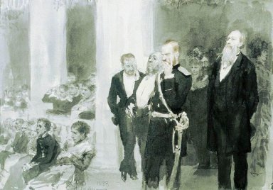 Het Concert In De Montage Van Adel 1888