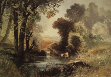 paisaje de verano 1860