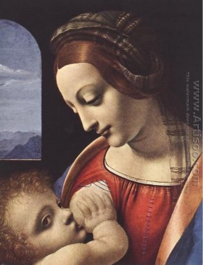 Мадонна Литта (фрагмент) с. 1490-91
