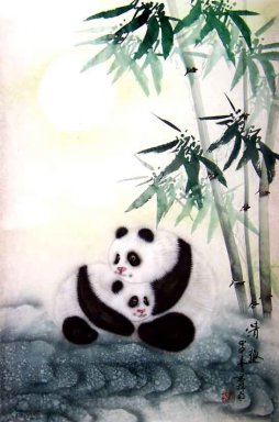 Panda - Pittura cinese