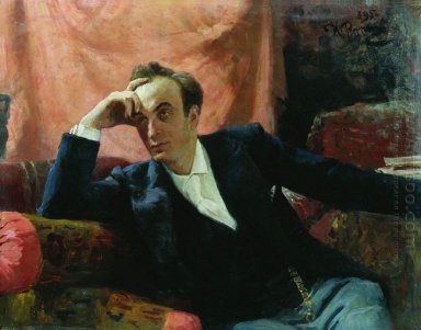 Retrato del actor y dramaturgo Grigori Grigorievich Ghe 1895