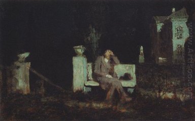 lune méditation de nuit