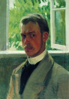 Autoportrait près de la fenêtre 1899