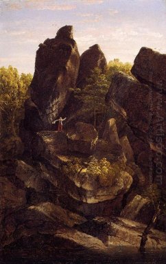 Una cañada rocosa en el Shawangunks 1846