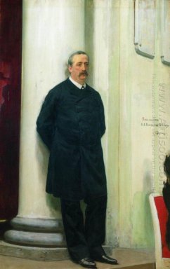 Portrait Of Komposer Dan Chemist Aleksander Porfirievich Borodin