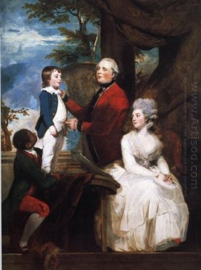 George Grenville Earl Temple Marie comtesse Temple, et leur fils