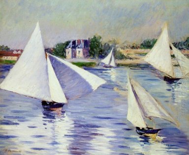 Voiliers sur la Seine à Argenteuil