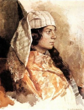 Joodse Vrouw met Oosterse Sjaal 1884