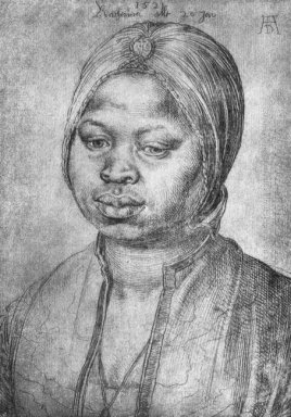 portrait de femme afro-catherine