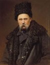 Stående av en poet och konstnär Taras Shevchenko 1871