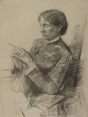 Portret van Madame La Comtesse Adgle De Toulouse Lautrec