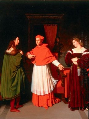 El desposorio de Raphael y la sobrina del cardenal Bibbiena 1814