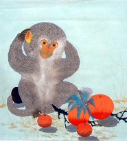 Monkey - Pittura cinese