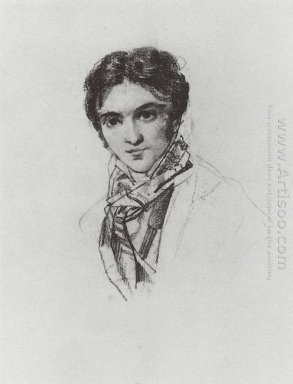 Портрет F A Бруни 1828