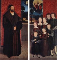Porträt von Conrad Rehlingen und seine Kinder