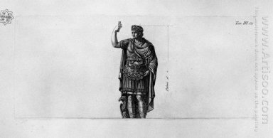 Vista Della Facciata principale della Colonna Traiana sei assi i