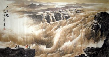 Море - китайской живописи