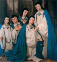 Katholieke nonnen dragen van hun zelden geziene Away Uniformen