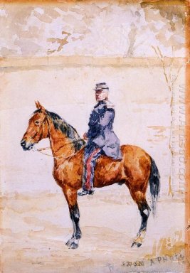 Le général à la rivière 1882