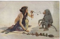 Flickan med Monkey