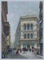 La banca y Edificio de la Bolsa en el Señor Viena