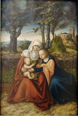 Мадонна с младенцем и Святой Анны