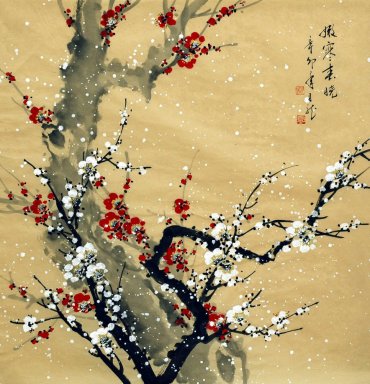 Flor del ciruelo - la pintura china
