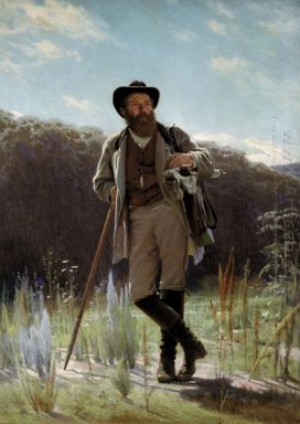 Ritratto del pittore Ivan Shishkin 1873