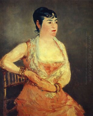 Jeanne martin de vestido rosa 1881